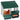 2 Compartments 54x52x47cm Pitched Roof House Iron-plastic Green Chicken Feeding Trough
